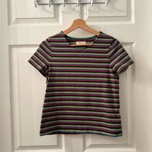 Madewell Multicolor Striped Short Sleeve Tee